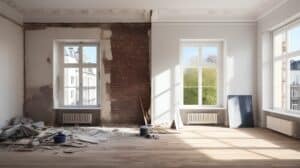 Sanierung eines Wohnraums mit Baustelle | Glassauger mieten